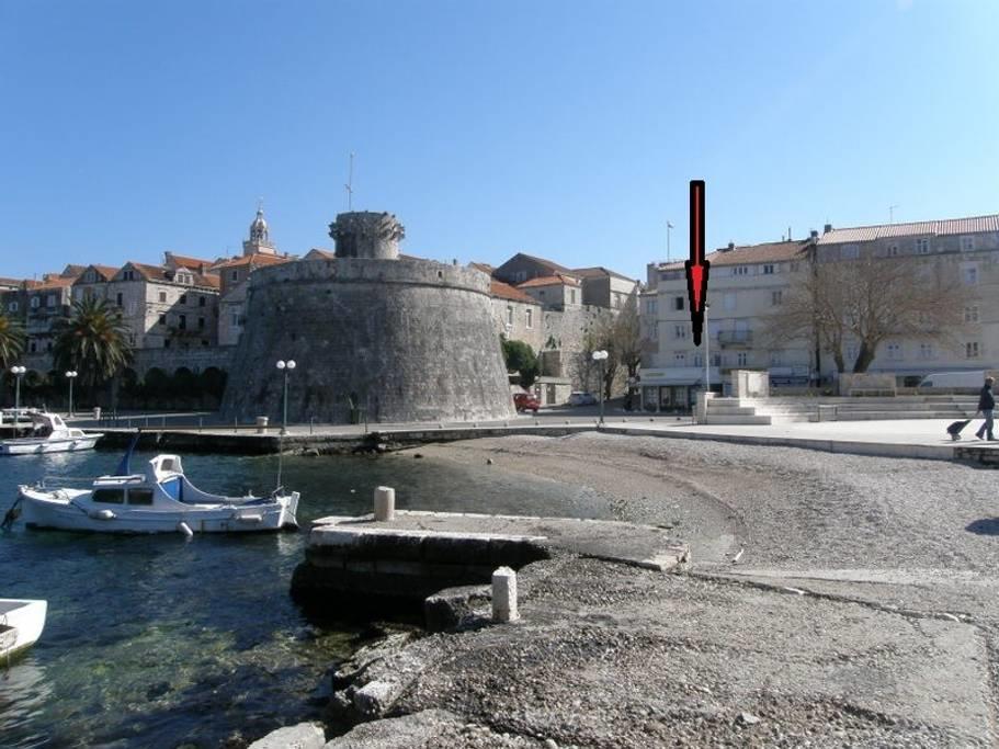 Apartment Pomirenja Korcula Town Bagian luar foto